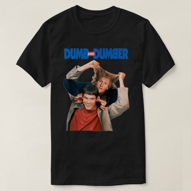 Camiseta Zip de Arte de Chave Dumb e Dumber (Frente do Design)