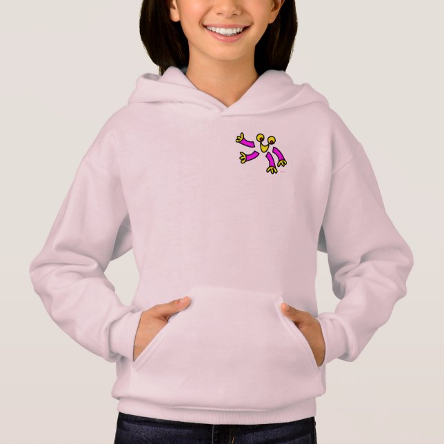 Camiseta zip hoodie engraçado (Frente)
