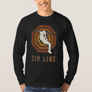 Camiseta Zip Line Vintage Retro Classic Sport Love