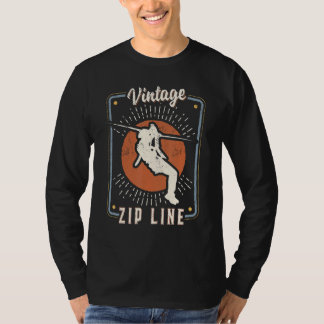 Camiseta Zip Line Vintage Retro Classic Sport Love 1