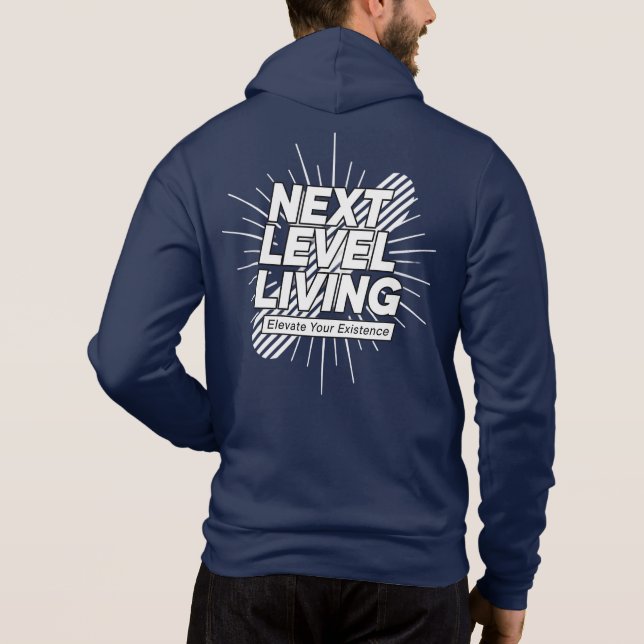 Camiseta ZIP-UP Hooded Men de Próximo Nível (Verso)