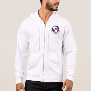 Camiseta Zip-Up Hoodie com logotipo de liga