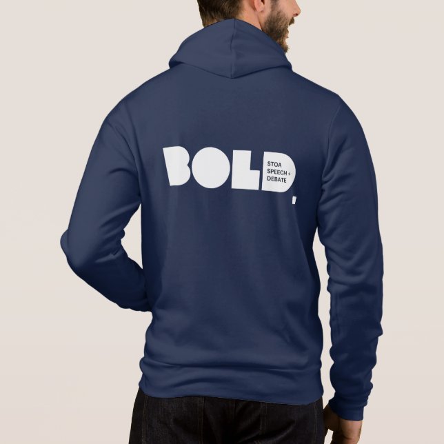 Camiseta Zip up Stoa Sweatshirt BOLD (Verso)