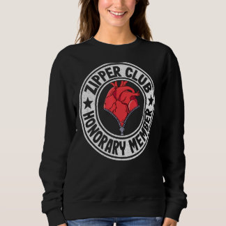 Camiseta Zipper Club Honorary Member Bypass Open Heart Surg