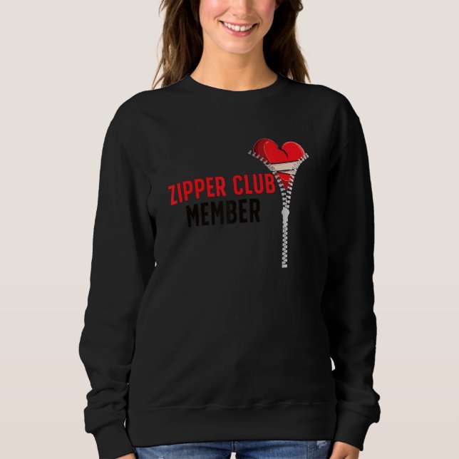 Camiseta Zipper Club Member Open Heart Surgery Recovery_1 (Frente)
