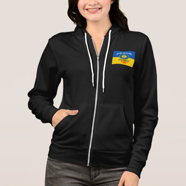 Camiseta Zipper Hoodie by Bella+Canvas (Frente)