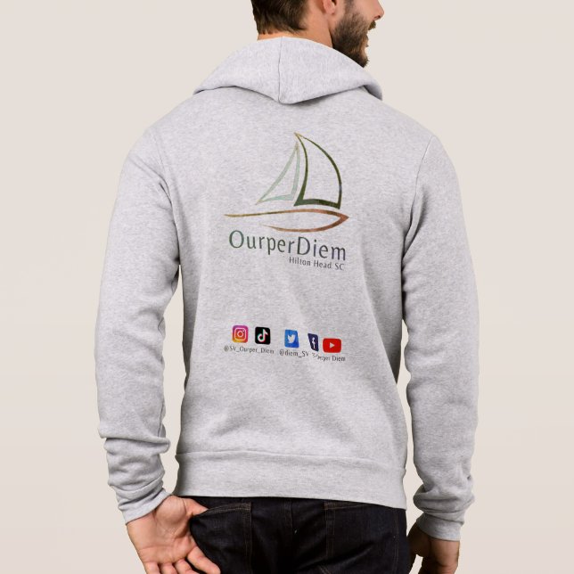 Camiseta Zipper Hoodie SV Ourper Diem (Verso)