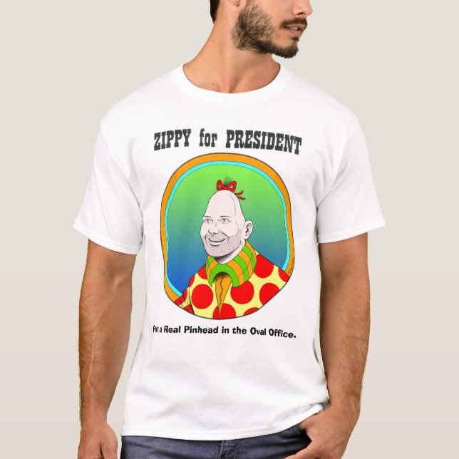 Camiseta Zippy para o presidente! (Frente)