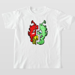 Camiseta Zippy Trippy Alienígena Dazs 2 Rostos Gre/Re k