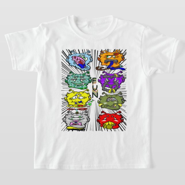 Camiseta Zippy Trippy Alienígena Dazy Diversão k (Postura )