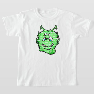Camiseta Zippy Trippy Alienígena Verde k