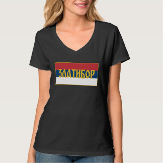 Camiseta Zlatibor Montanha Tornik Bandeira Sérvia Bandeira 