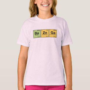 Camiseta ZN GA DOS VAGABUNDOS! Elementos periódicos que