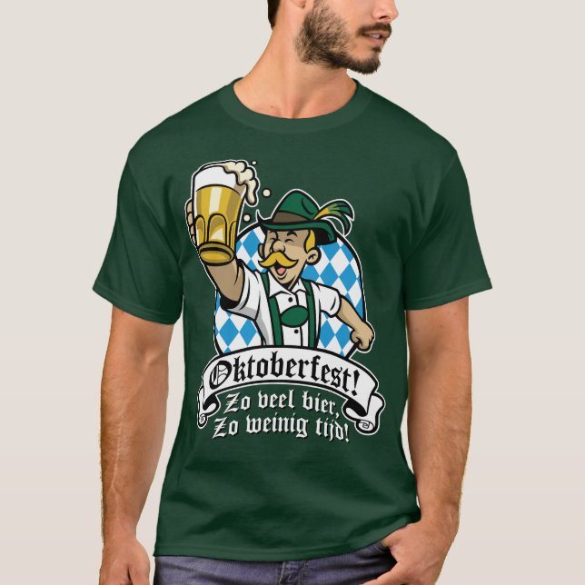 Camiseta Zo veel bier, Zo weinig tijd! (Frente)