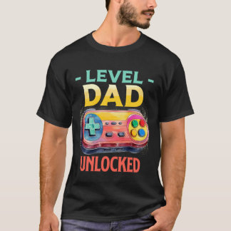 Camiseta Zocker Papa DAD LEVEL UNLOCKED EST 2026 Soon-to-be