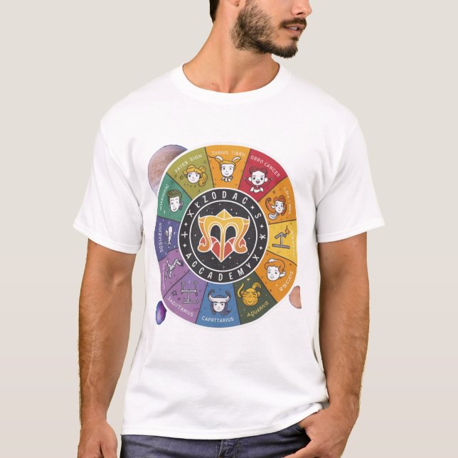Camiseta zodiac academy sticker (Frente)