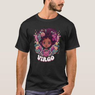 Camiseta Zodiac Afro Girl August