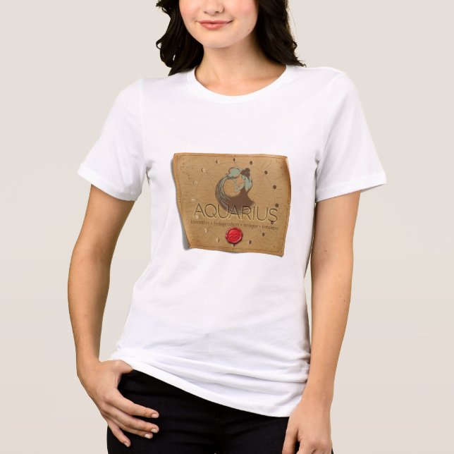 Camiseta Zodiac - Aquarius - T Shirt (Frente)