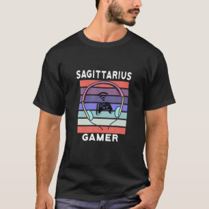 Camiseta Zodiac Astrology Horoscope Sagittarius Vídeo Jogo
