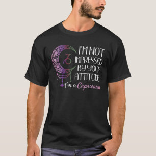 Camiseta Zodiac Capricórnio Coisas De Aniversário Capricórn