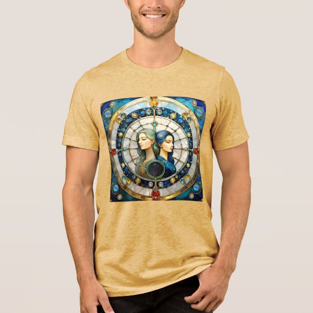 Camiseta Zodiac - Gemini Os Gêmeos (Frente)