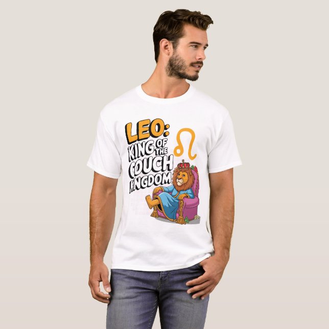 Camiseta Zodiac Leo design (Frente Completa)