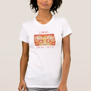 Camiseta Zodiac Libra SMS para senhoras