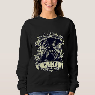 Camiseta Zodiac Mau 2 Fish Skeleton Occult