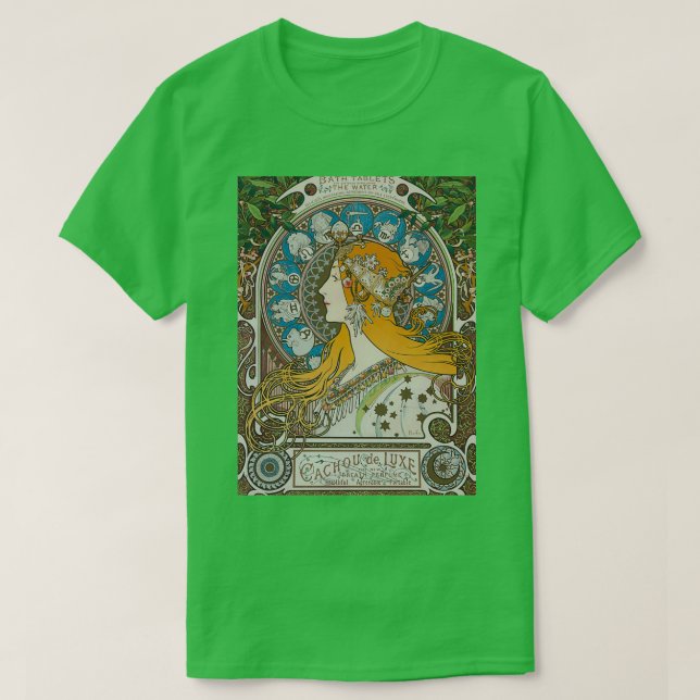 Camiseta Zodiac Mucha 1896 (Frente do Design)