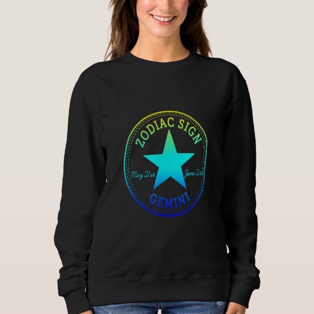 Camiseta ZODIAC SIGN GEMINI born in May & June Astrology Ho (Frente)