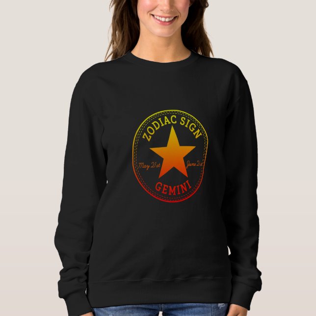 Camiseta ZODIAC SIGN GEMINI born in May & June Astrology Ho (Frente)