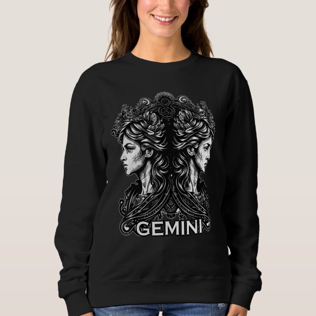 Camiseta Zodiac Sign Gemini Twins Astrology Symbol Ancient  (Frente)
