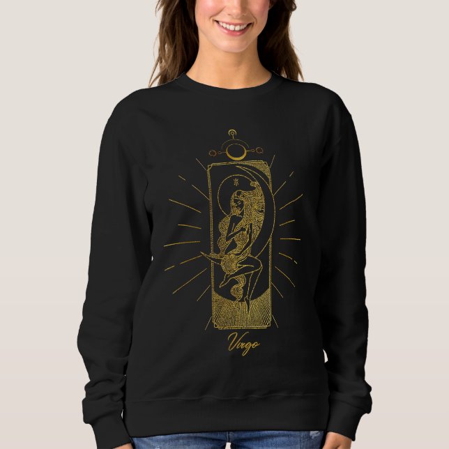 Camiseta Zodiac Sign Virgo in Gold (Frente)