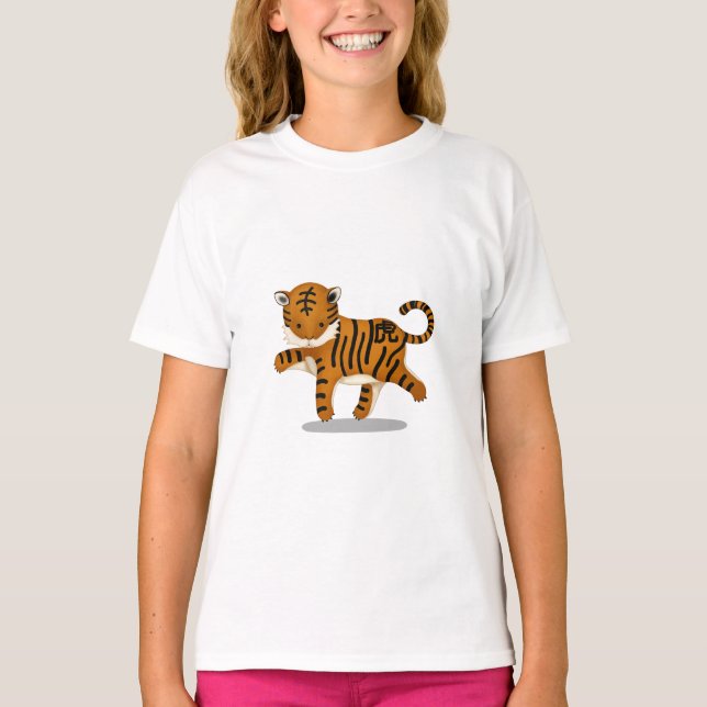Camiseta Zodiac-Tigre Chinês (Frente)
