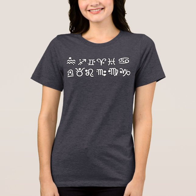 Camiseta Zodiac Todos os Sinais (Frente)