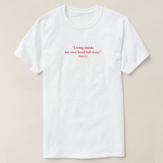 Camiseta Zodiacal Sonhador Divertido de Peixes