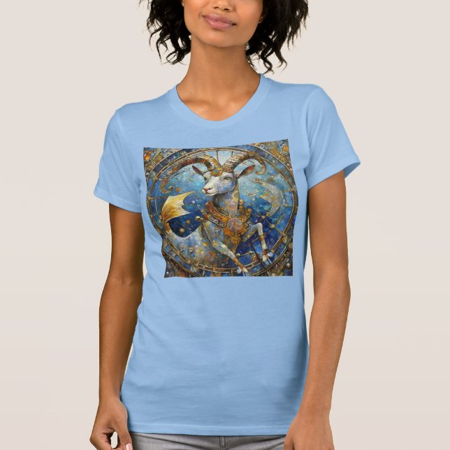 Camiseta Zodíaco - Capricórnio o Bode Marinho (Frente)