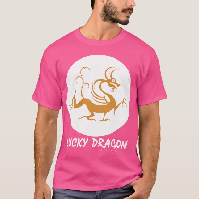 Camiseta Zodíaco Chinês 5 Dragão Sortudo (Frente)