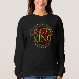 Camiseta Zodíaco fenomenalmente negro para Capricórnio mela