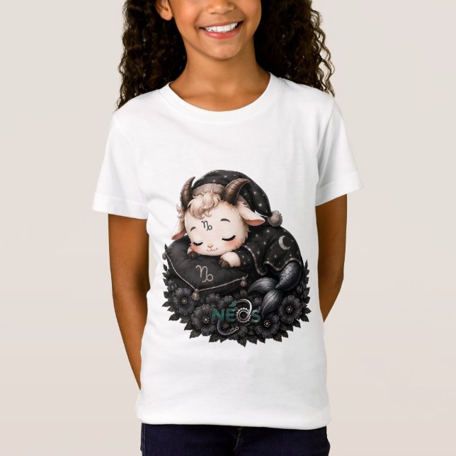 Camiseta Zodíaco Kawaii Neos Capricórnio (Frente)