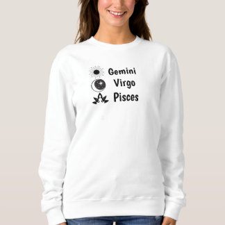 Camiseta Zodíaco Sol Lua Signo Ascendente Astrologia Celest