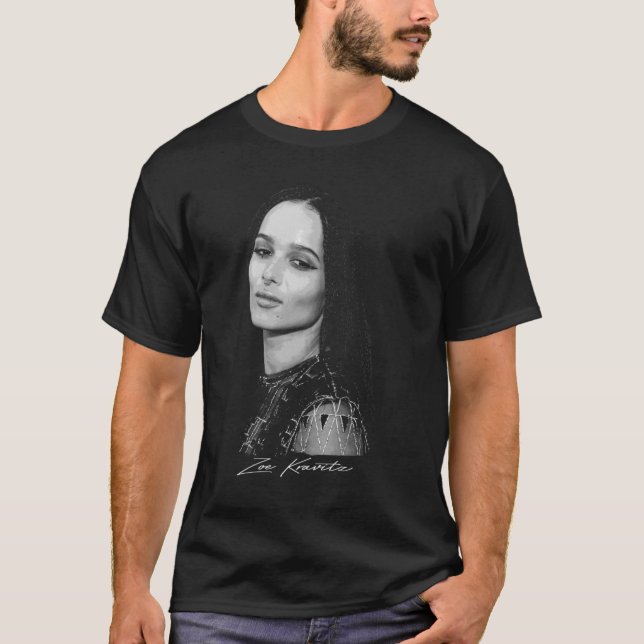 Camiseta Zoe Kravitz - Retro design Essential (Frente)