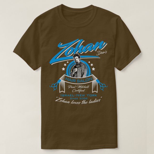Camiseta Zohan Hair Salon (Frente do Design)