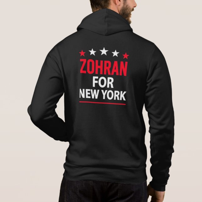 Camiseta Zohran for New York – Bold Political Support (Verso)