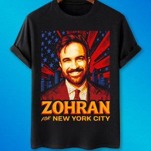 Camiseta Zohran Mamdani para Prefeito de Nova York 2025