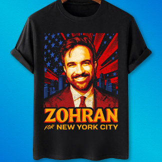 Camiseta Zohran Mamdani para Prefeito de Nova York 2025