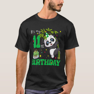 Camiseta Zoicultor de Panda Cuta de Aniversário, 11 anos
