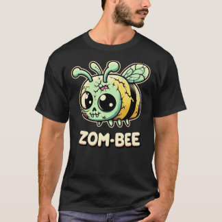 Camiseta Zom-Bee Adorably Creepy Zombie Bee Cartoon Hallowe