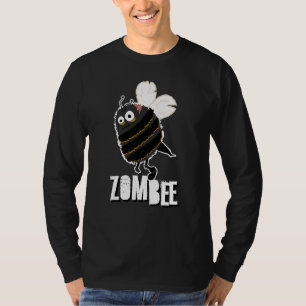 Camiseta Zombee Abelha Zumbi Halloween Bumblebee Amarelo Es