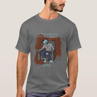 Camiseta Zombi preguiçoso 01